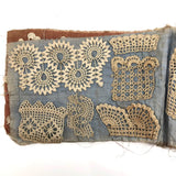 Exceptional 19th Century Antique Crochet Sampler Book