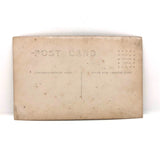 "Corners, Tuesday", Man Holding Hoop, Antique RPPC