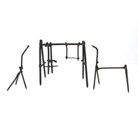 Charming Nail Art Swingset with Two Animals!