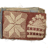 Exceptional 19th Century Antique Crochet Sampler Book