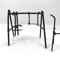 Charming Nail Art Swingset with Two Animals!