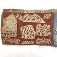 Exceptional 19th Century Antique Crochet Sampler Book