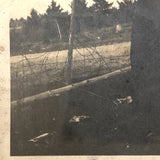 "Corners, Tuesday", Man Holding Hoop, Antique RPPC