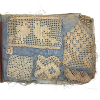 Exceptional 19th Century Antique Crochet Sampler Book