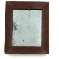 Small 19th Century Mirror in Original Wooden Frame