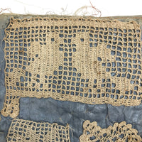 Exceptional 19th Century Antique Crochet Sampler Book