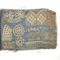 Exceptional 19th Century Antique Crochet Sampler Book