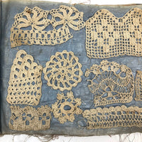 Exceptional 19th Century Antique Crochet Sampler Book