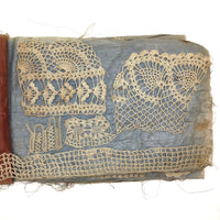 Exceptional 19th Century Antique Crochet Sampler Book