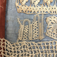 Exceptional 19th Century Antique Crochet Sampler Book