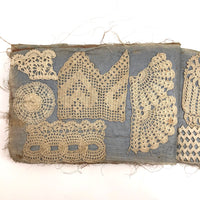 Exceptional 19th Century Antique Crochet Sampler Book