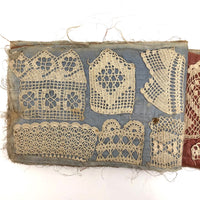 Exceptional 19th Century Antique Crochet Sampler Book