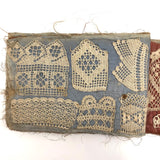Exceptional 19th Century Antique Crochet Sampler Book