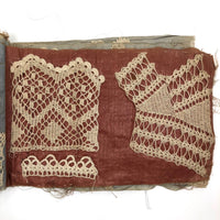 Exceptional 19th Century Antique Crochet Sampler Book