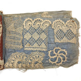 Exceptional 19th Century Antique Crochet Sampler Book