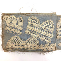Exceptional 19th Century Antique Crochet Sampler Book