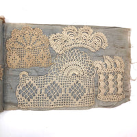 Exceptional 19th Century Antique Crochet Sampler Book