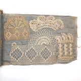Exceptional 19th Century Antique Crochet Sampler Book