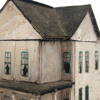 Charming Old White Folk Art House with Pillared Porch