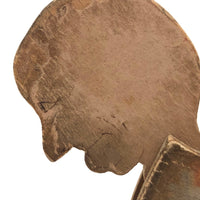 Another Jointed Wooden Man in Orange Top Coat with Wing-like Tails