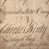 Charles Rudy's Key to Common Trigonometry & Surveying with Astronomical Drawing, Lehigh Gap, 1854