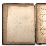 Charles Rudy's 1854 Notebook with Trigonometry, Surveying &  Astronomical Drawing, Lehigh Gap, PA