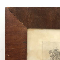 Mary E. Baldwin’s 1850 Graphite Drawing of Man Walking Path (Toward Tiny Chair!)