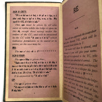 Knights of Pythias 1912 + 1924 Secret Codes Handbooks!