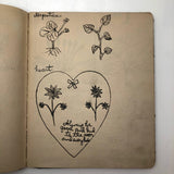 Mabel Wing's 1906 Drawing Notebook with Interventions from Edwin!