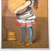 Altmore's Mince Meat, Boston MA Victorian Era Trade Card