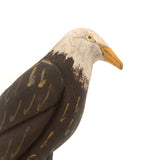 1984 Painted Eagle Carving by W. Crossley, Cape Cod