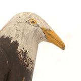 1984 Painted Eagle Carving by W. Crossley, Cape Cod