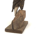 1984 Painted Eagle Carving by W. Crossley, Cape Cod
