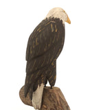 1984 Painted Eagle Carving by W. Crossley, Cape Cod