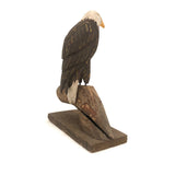 1984 Painted Eagle Carving by W. Crossley, Cape Cod