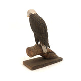 1984 Painted Eagle Carving by W. Crossley, Cape Cod