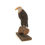 1984 Painted Eagle Carving by W. Crossley, Cape Cod