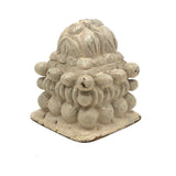 Charming Little Creamy White Painted Carved Ornament / Topper