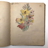 Mabel Wing's 1906 Drawing Notebook with Interventions from Edwin!