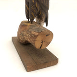 1984 Painted Eagle Carving by W. Crossley, Cape Cod