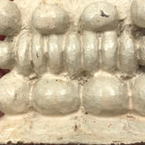 Charming Little Creamy White Painted Carved Ornament / Topper