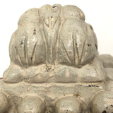 Charming Little Creamy White Painted Carved Ornament / Topper