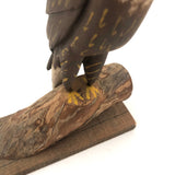 1984 Painted Eagle Carving by W. Crossley, Cape Cod
