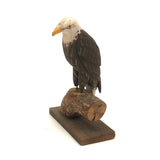 1984 Painted Eagle Carving by W. Crossley, Cape Cod