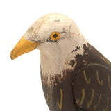1984 Painted Eagle Carving by W. Crossley, Cape Cod