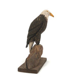 1984 Painted Eagle Carving by W. Crossley, Cape Cod