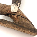 1984 Painted Eagle Carving by W. Crossley, Cape Cod