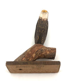 1984 Painted Eagle Carving by W. Crossley, Cape Cod