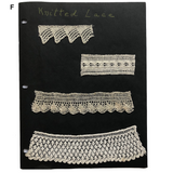 Handmade Lace Samples by One Maker, 1930s--Sold Individually