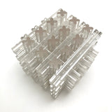 Vintage Lucite Interlocking Puzzle Cube